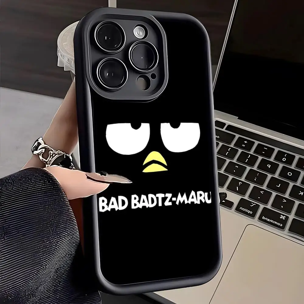 Cute BADBADTZ-MARU Phone Case For IPhone 16 Pro Max 15 14 Plus 13 12 11 XR XS X 7 8 Soft TPU Back Cover