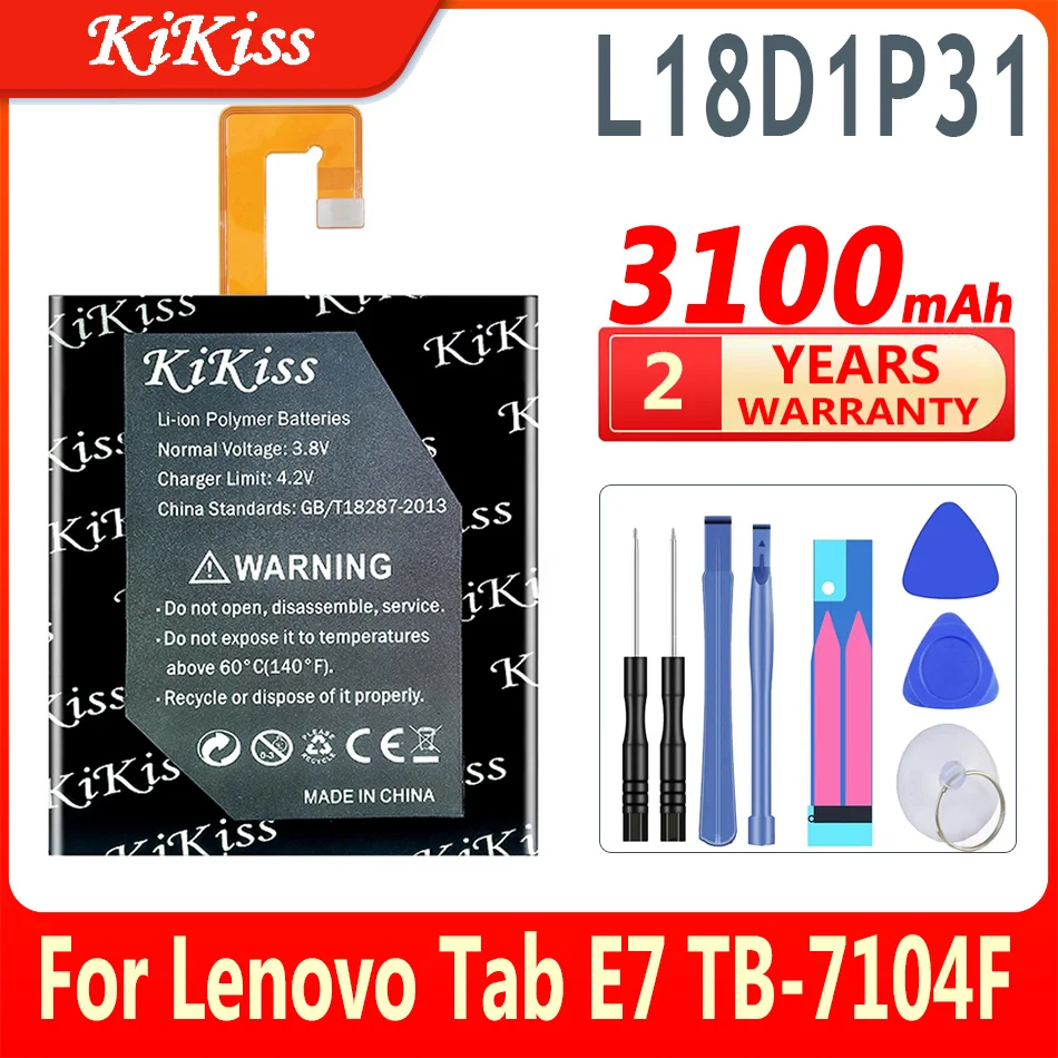 

Аккумулятор KiKiss L18D1P31 3800 мАч для Lenovo TAB E7
