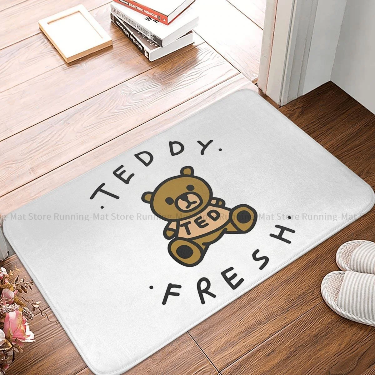 

Teddy Bear Bedroom Mat Fresh Doormat Living Room Carpet Balcony Rug Home Decor