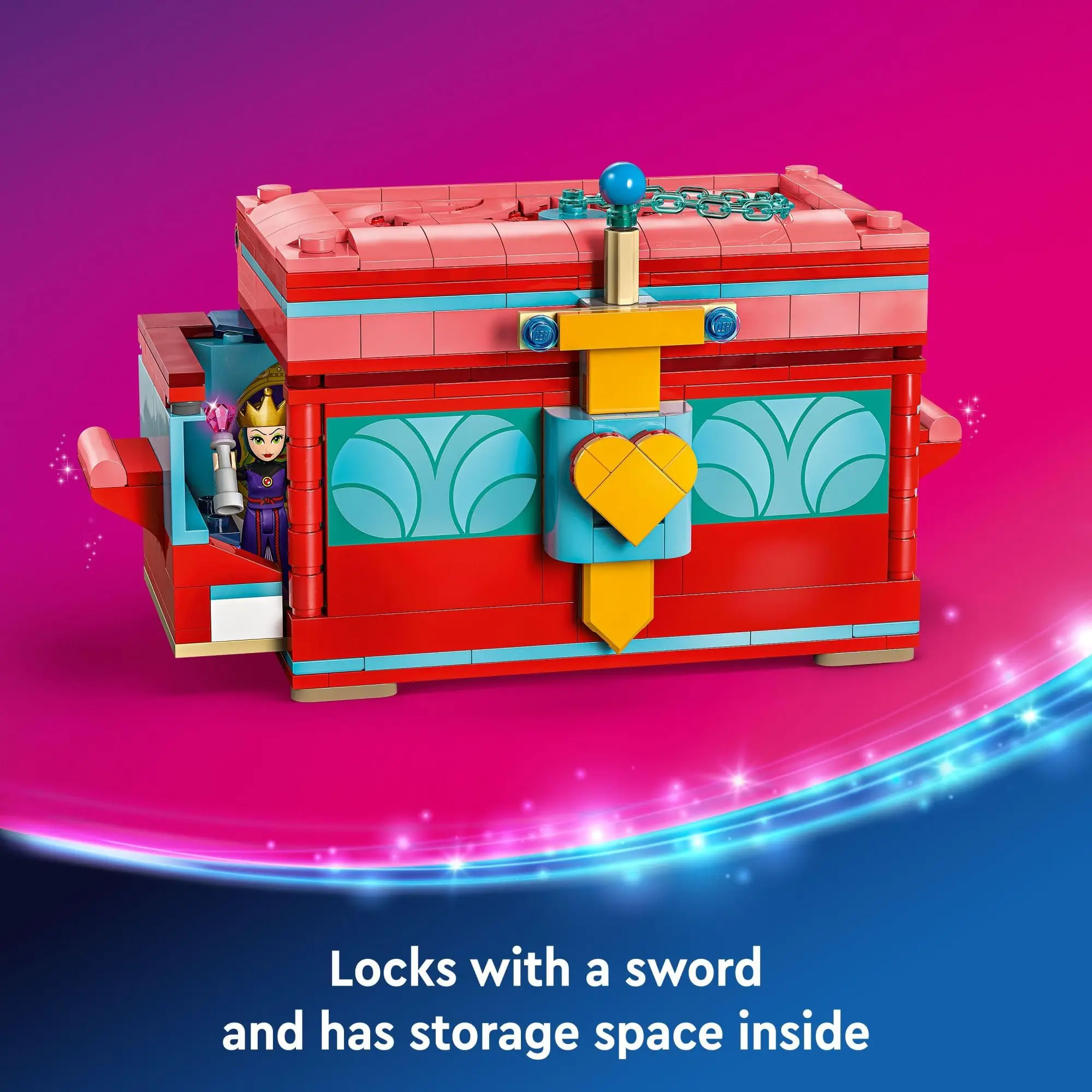 LEGO Disney-43276 белая шкатулка для украшений креативные строительные блоки игрушки
