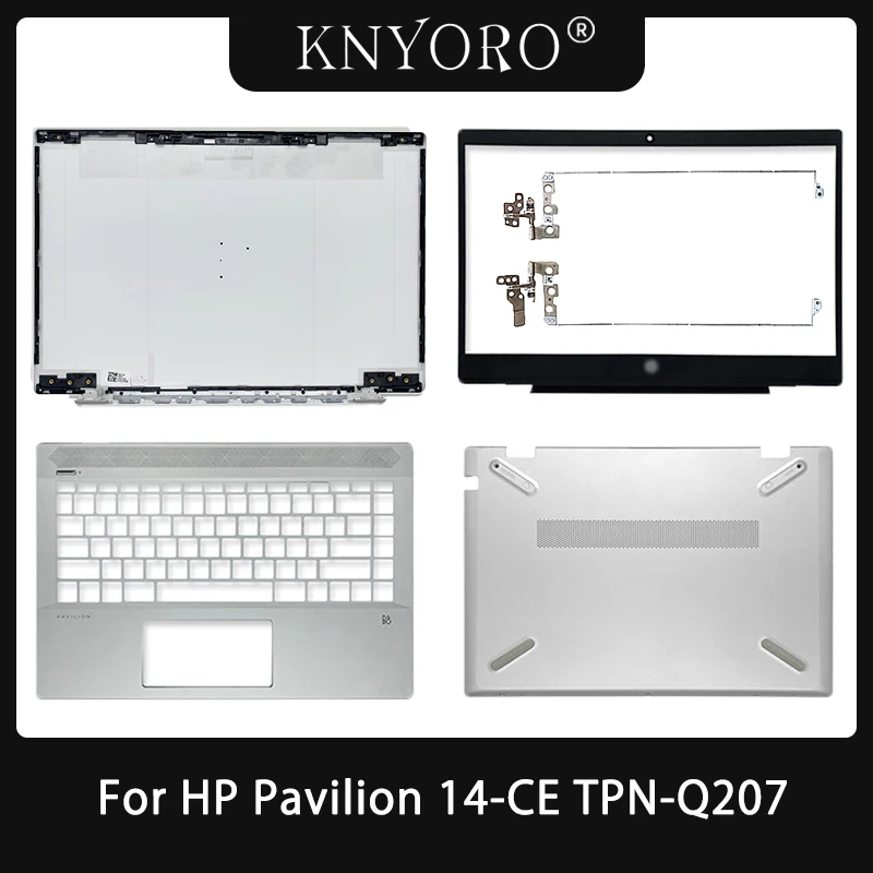 

For HP Pavilion 14-CE TPN-Q207 Laptop LCD Back Cover/Front Bezel/Hinge/Palmrest/Bottom Case L19174-001 L19181-001 L19190-031