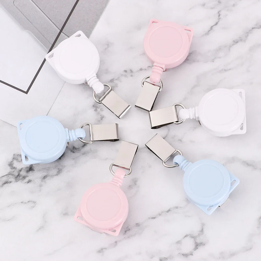 

Tag Card Pull Frosted Office Supplies School Supplies Badge Holder Clip ID Badge Holder Lanyard Clip Badge Reel Clip