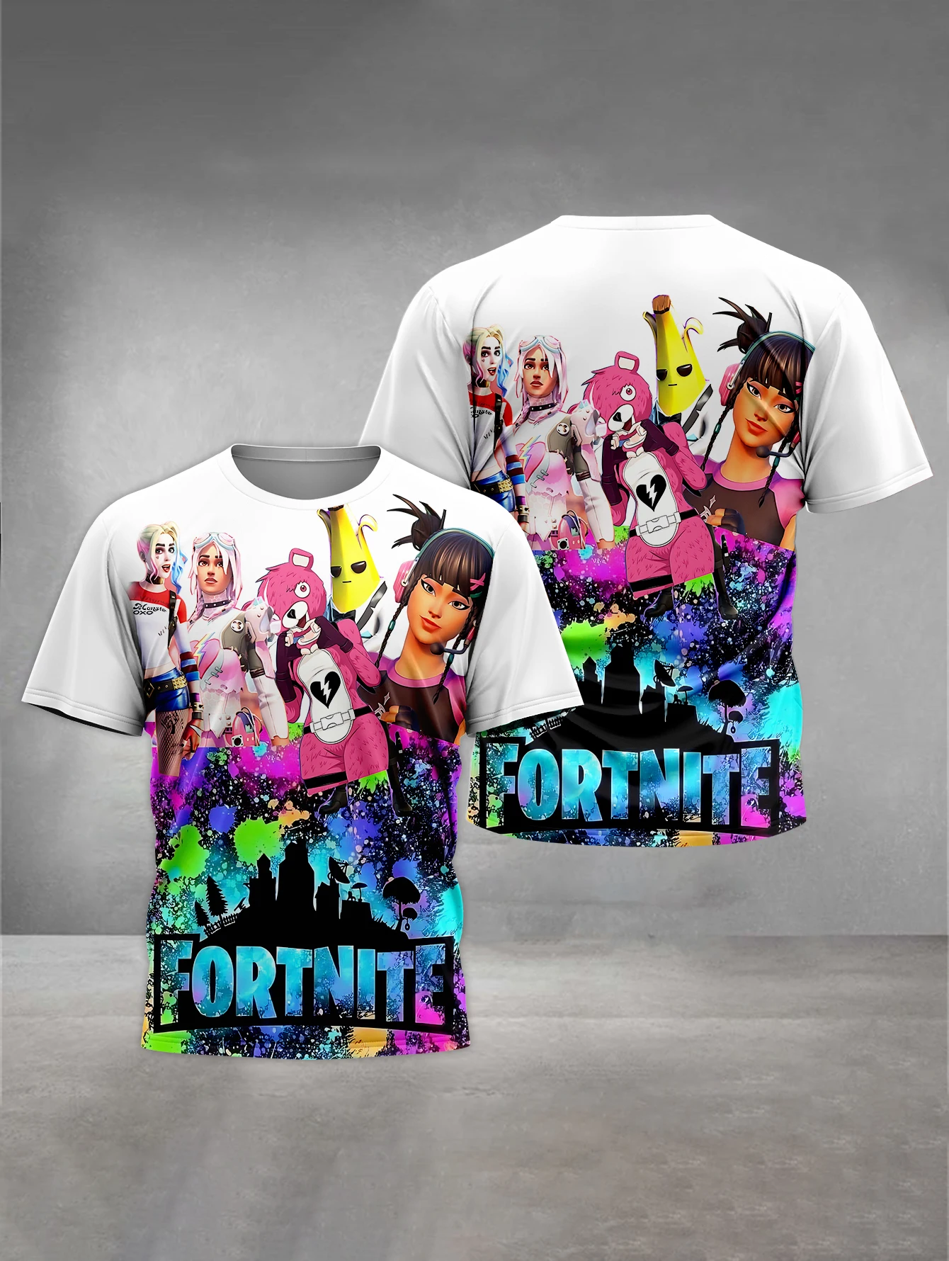 Популярная детская одежда с 3D принтом для игр-Fortnites мужская уличная детей от 5 до 14