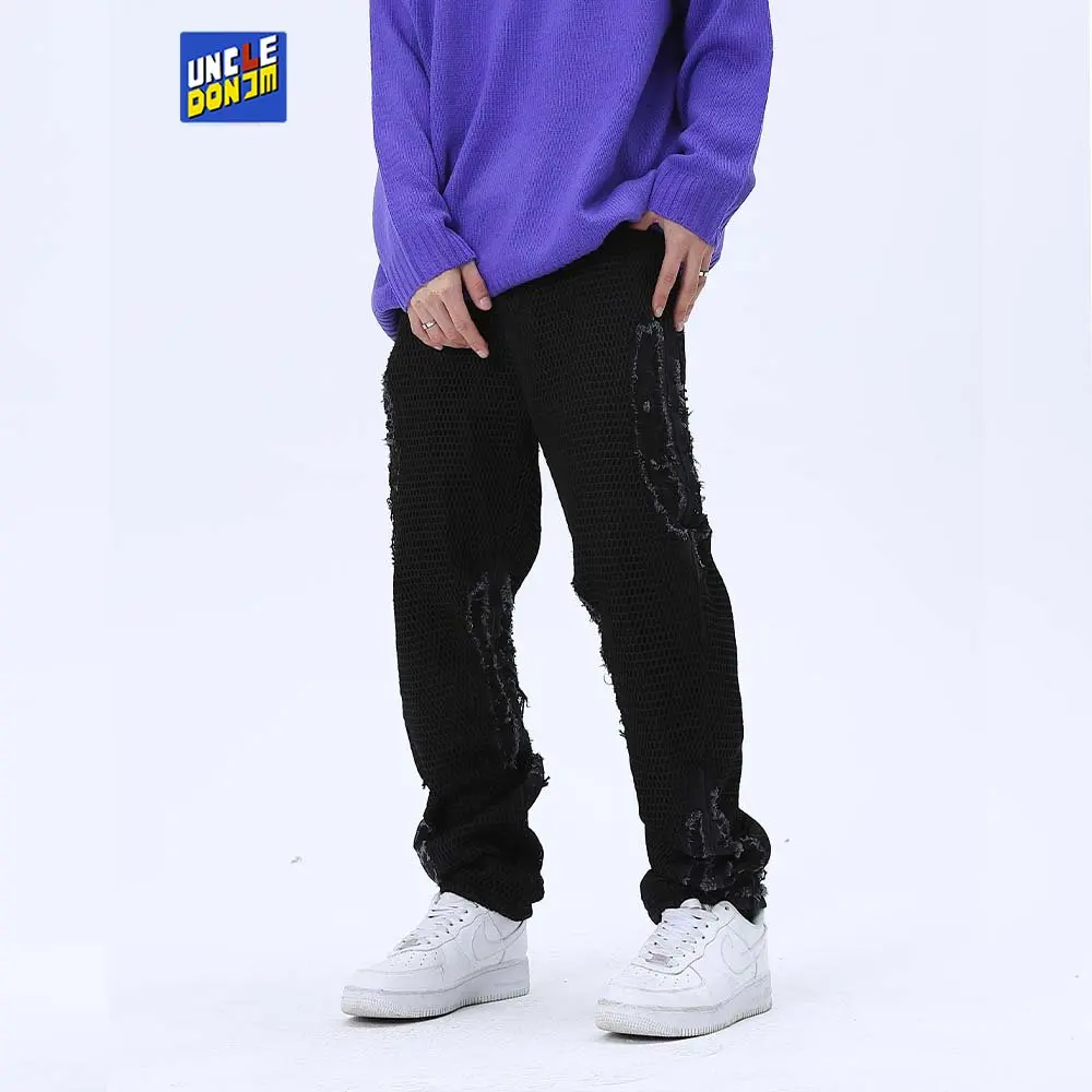 

Harajuku Denim Jeans Woman Man Straight Patchwork Baggy boyfriend y2k Punk Kpop Streetwear Hip Hop jeans