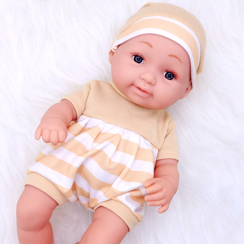 

Куклы-младенцы Reborn, 13 дюймов, неокрашенные куклы, набор игрушек, полностью силиконовые объемные коричневые глаза для детей, малышей, девочек...