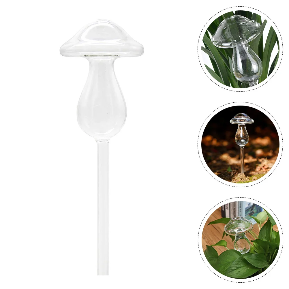

Wateringglobesbulbs Automatic Glass Small Can Spikesdevice Mushroom Flower Devices Waterer Irrigation Stakes Garden Pot System