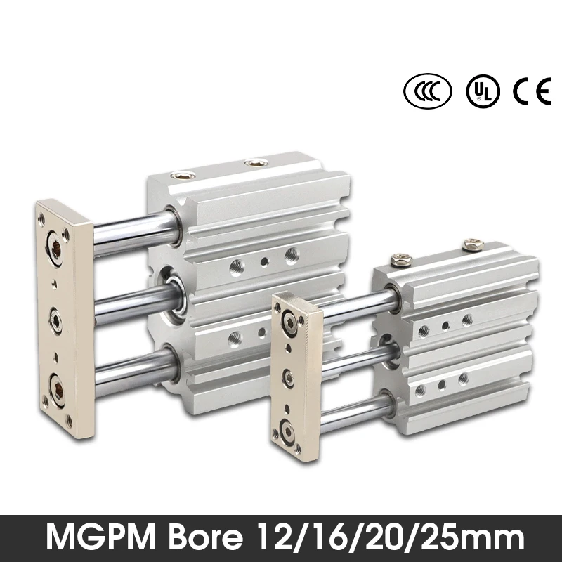 

MGPM SMC Type Pneumatic Compact Guide Cylinder MGPM12 MGPM16 MGPM20 MGPM25 Stroke 10/20/30/40/50/75/100/125/150/200MM