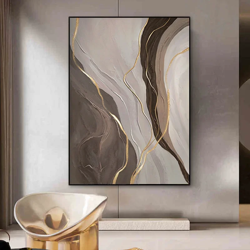 

85135170Digital oil painting hand-painted oil painting hanging living room porch decorative painting oil painting vertical versi