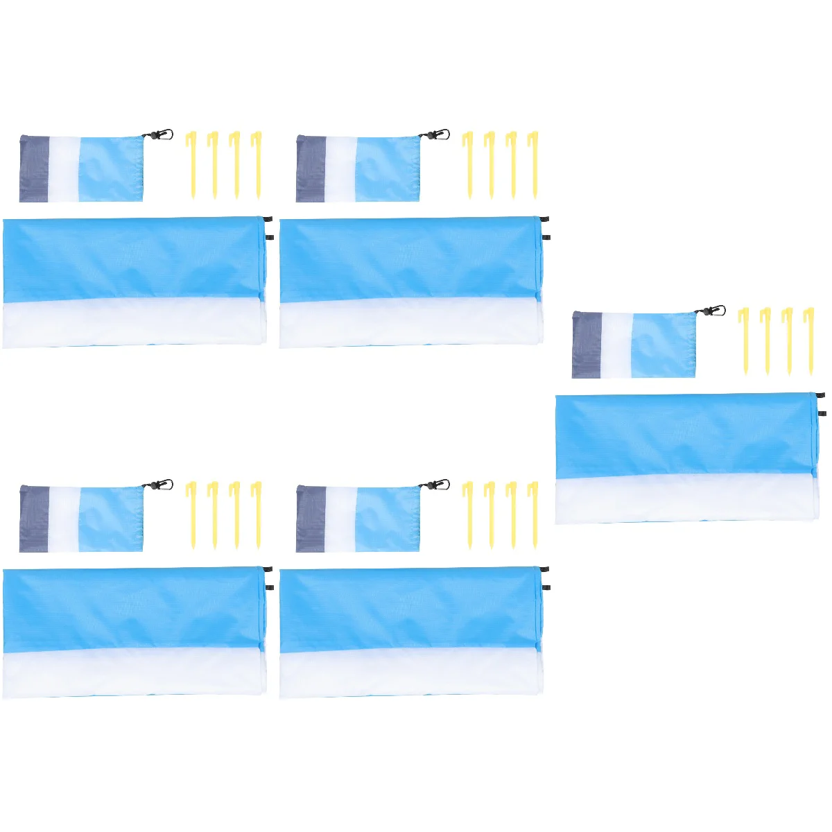 

5pcs Picnic Blanket Waterproof Outdoor Picnic Blanket Beach Mat Outdoor Mat Accessory