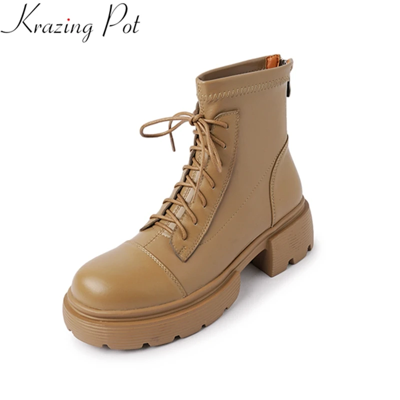 

Ботильоны из коровьей кожи на высоком каблуке и молнии