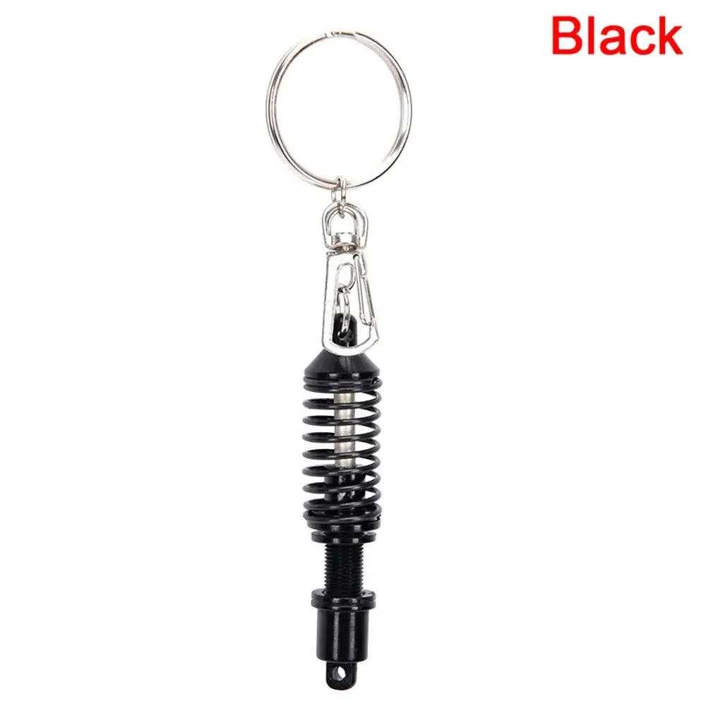 

1 шт. Регулируемый пружинный брелок для автомобильной детали амортизатор брелок из сплава брелок пружинный амортизатор подарок