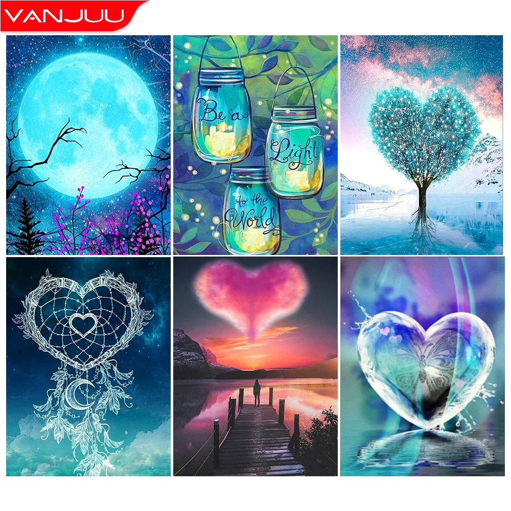 

5D Full Drill Diamond Painting Landscape Diamond Mosaic Painting Scenery Diamond Embroidery DIY Rhinestones Home Decor Gift