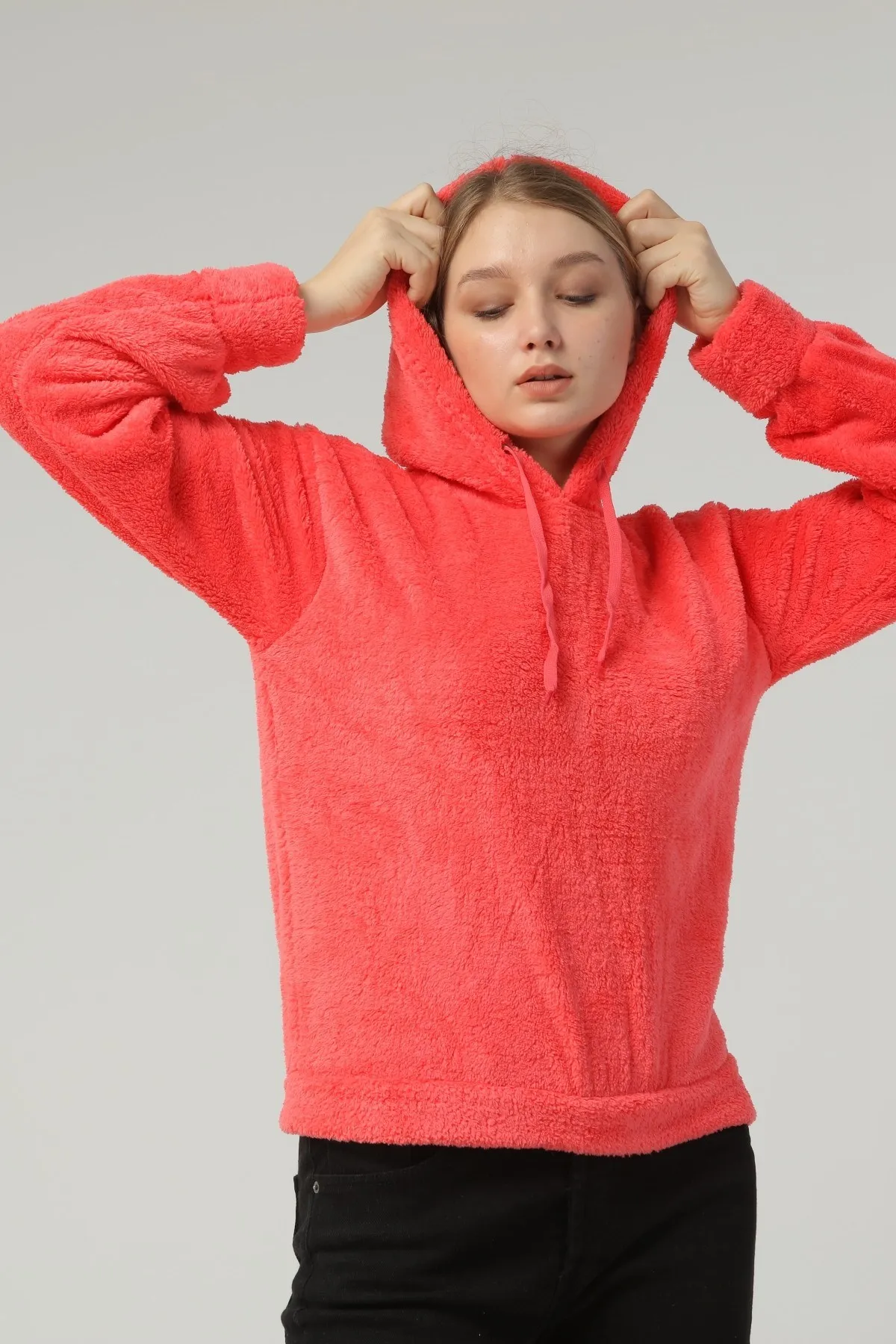 

Женский плюшевый свитшот с изображением граната и цветов