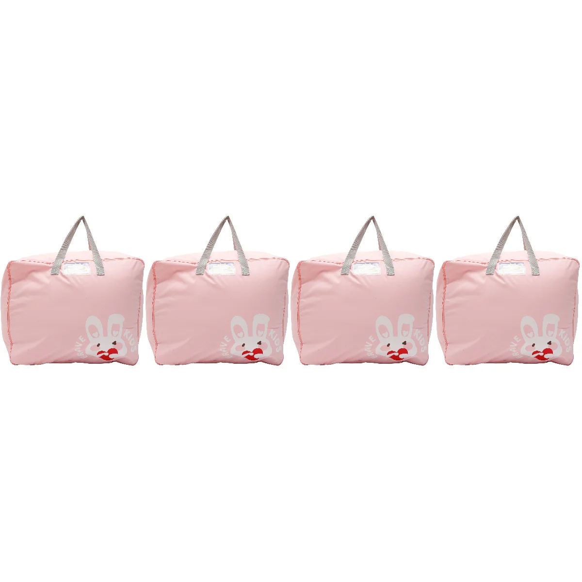 

4pcs Large Capacity Portable Quilt Bag Cartoon Quilt Storage Bag for Children