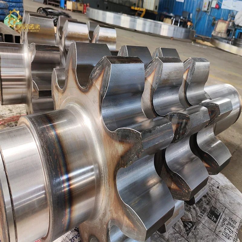 Изготовленный на заказ большой размер высокоточный приводной вал Hlical Gar главный