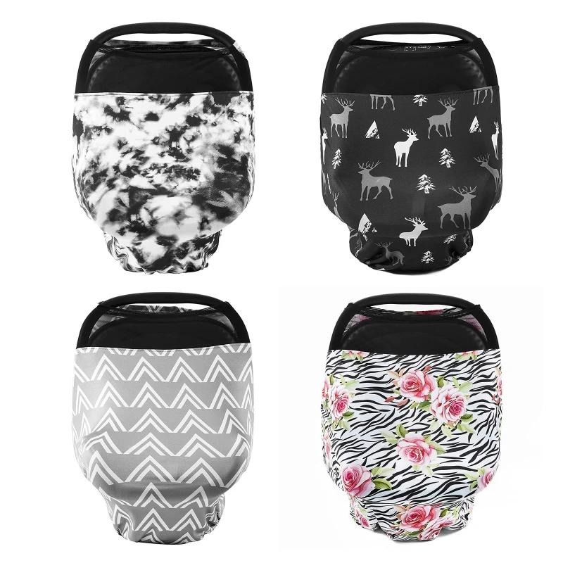 

Baby Stretchy Car Seat Cover Multipurpose Breastfeeding Nursing Towel