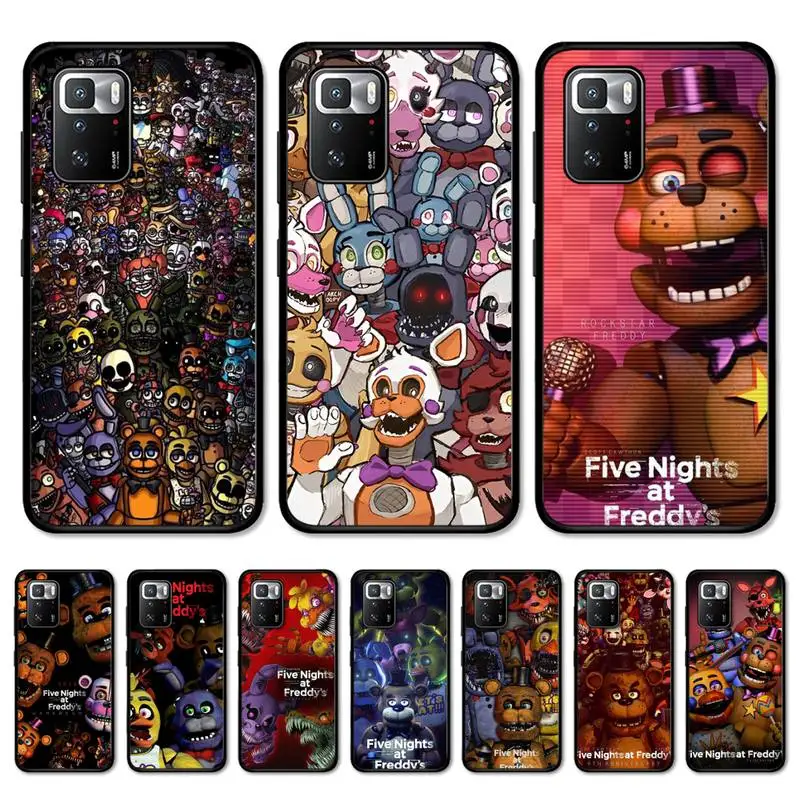 

Five N-Nights at F-Freddy's Phone Case for Redmi Note 8 7 9 4 6 pro max T X 5A 3 10 lite pro
