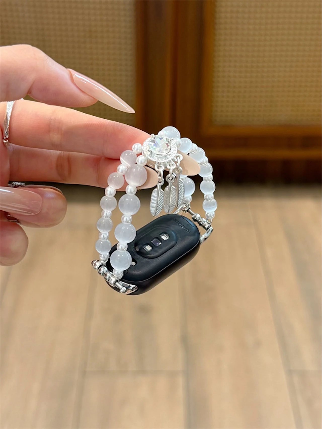 Фото Браслет с бусинами и стразами в форме крыльев кошки для Xiaomi Band 8 9 10 Pro, Redmi Watch 4 5, изящный аксессуар в стиле бохо для девушек, умный аксессуар для запястья №5