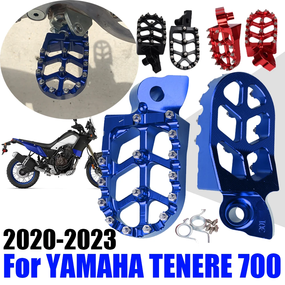 

For YAMAHA TENERE 700 XTZ XTZ690 XTZ700 XT700Z T700 T7 Rally Parts Motorcycle Accessories Footrest Footpeg Foot Pegs Rests Pedal