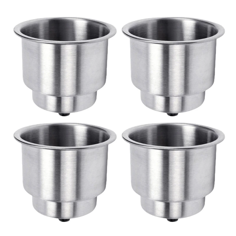 

Cup Drink Holder Stainless Steel for Boat Universal Drink Bottle Can Cup Holder Insert Marine for Marine RVs Boat Yacht