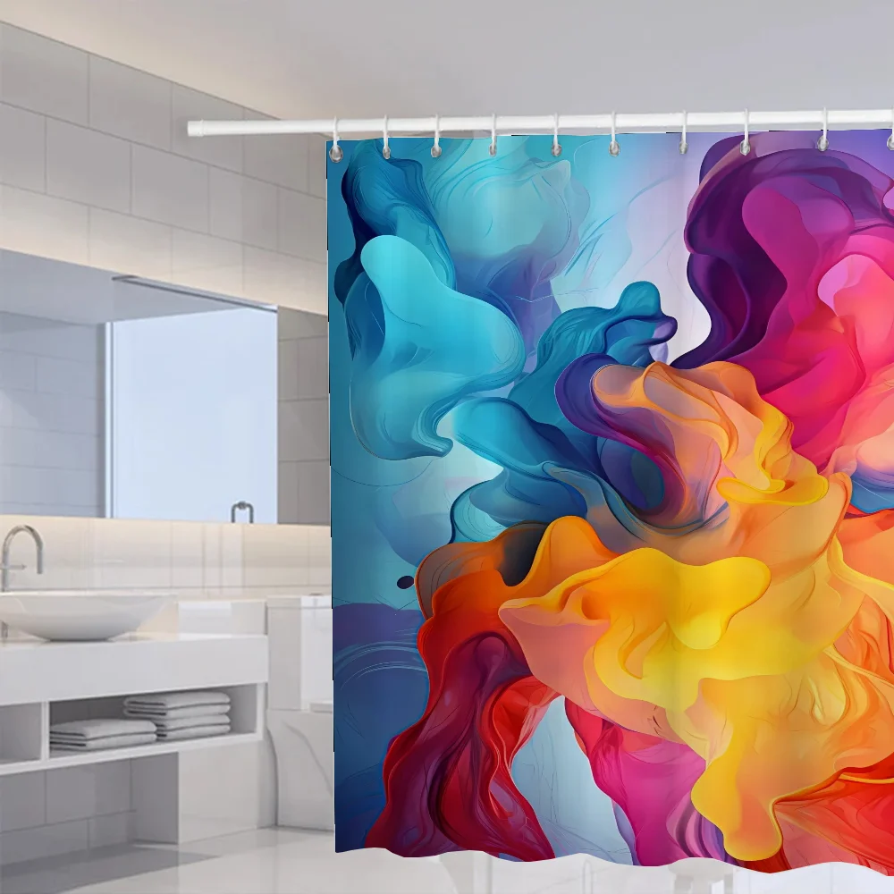 Душевая занавеска Happy Dopamine для ванной складные перегородки аксессуары спальни