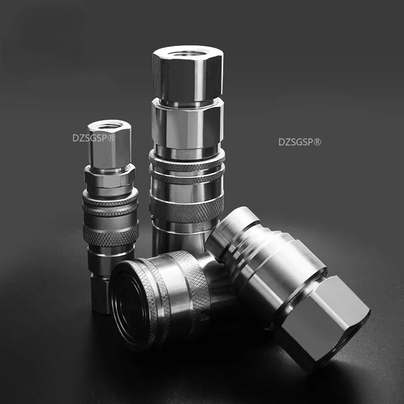 

Универсальный NPT Hydraulics комплект муфт 1/2 "3/8 1/2 3/4 мини-погрузчик Bobcat, плоские гидравлические быстроразъемные муфты