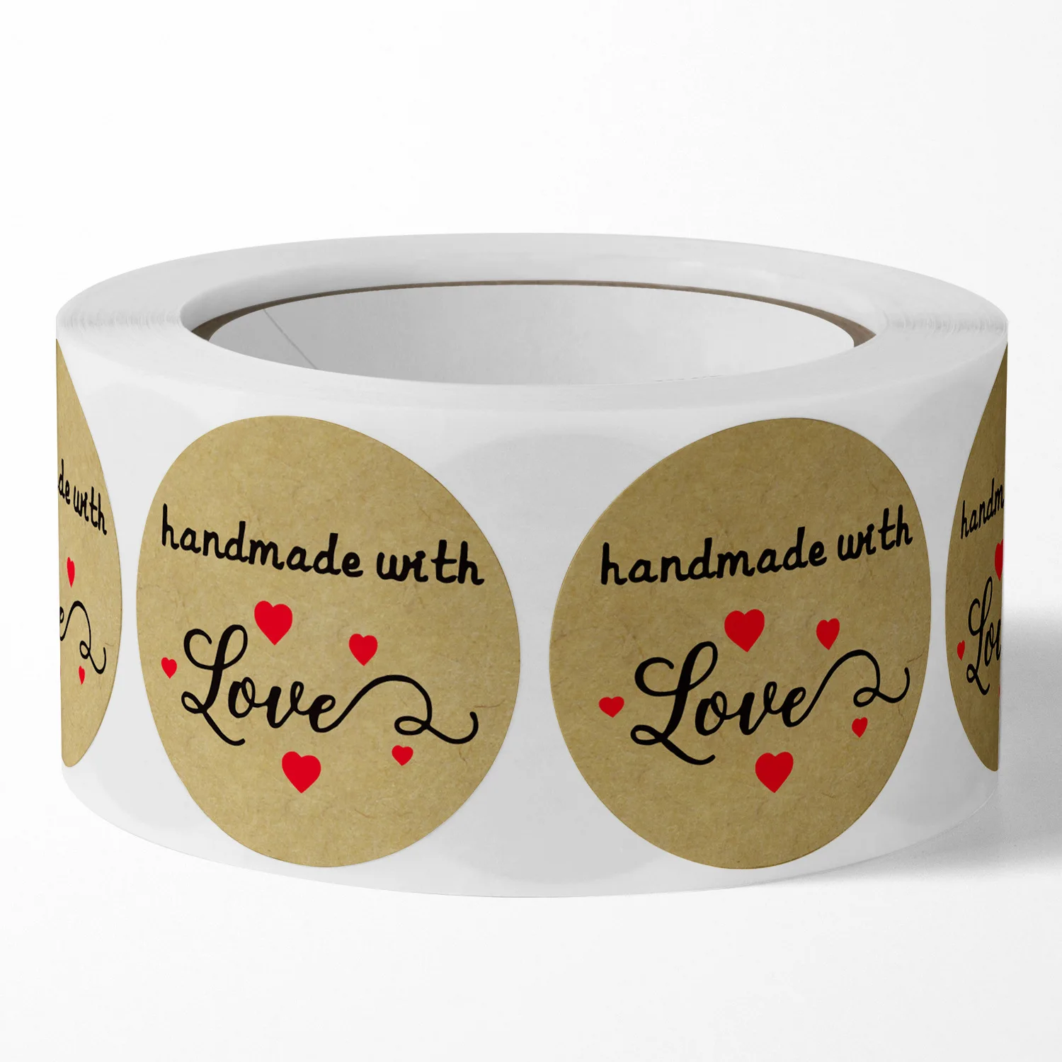 Decoration Hand Made With Love Stamp Label Tag Wholesale