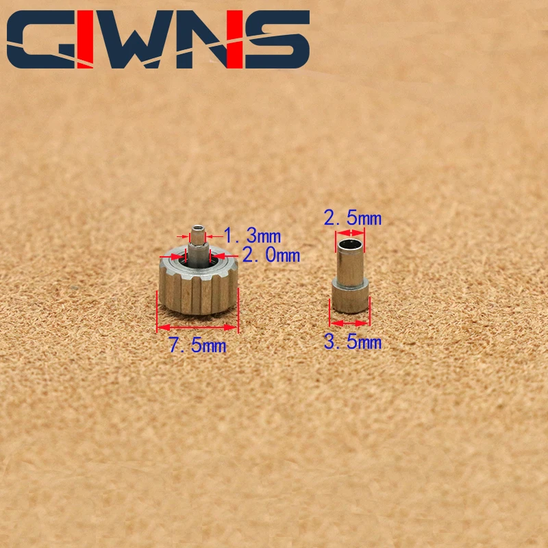 All-steel Crown Inner Tooth Head 7.5mm Time Adjustment Button Accessories For Omega Seamaster 600 Watch