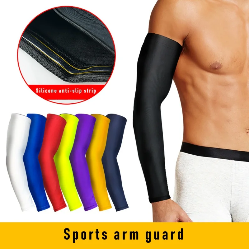 

1 Piece Warm Arm Arm Guard Sleeves Breathable Elbow Protection for Fitness Running Basketball Volleyball