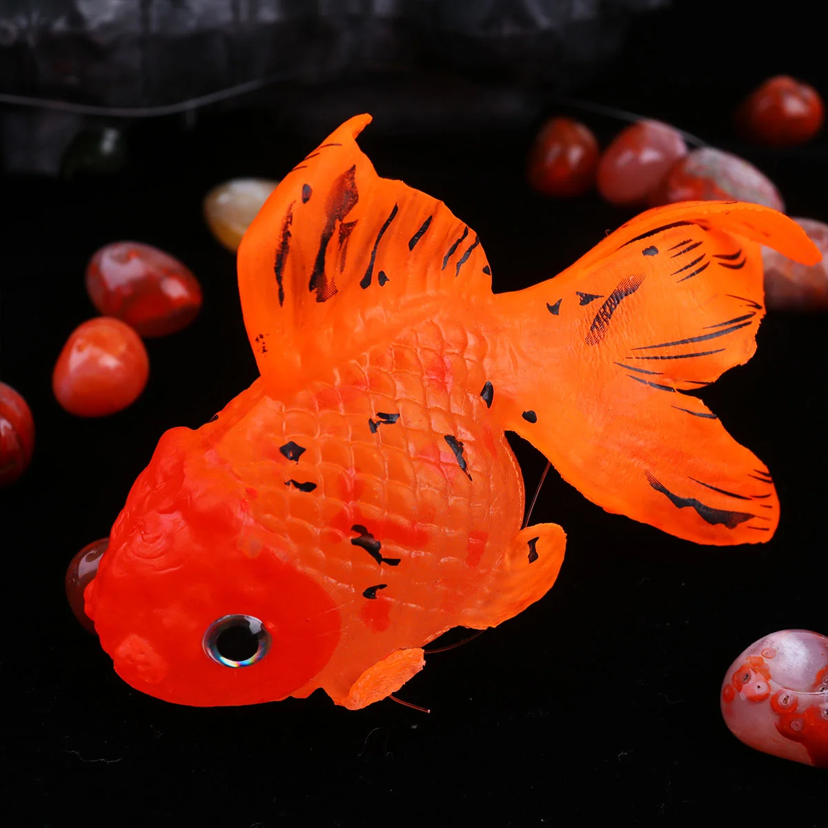

Artificiales Para Goldfish Toy Orange Decor Aquarium Fish Bowl Ocean Toys Fish Tank Decoration Artificial Fish