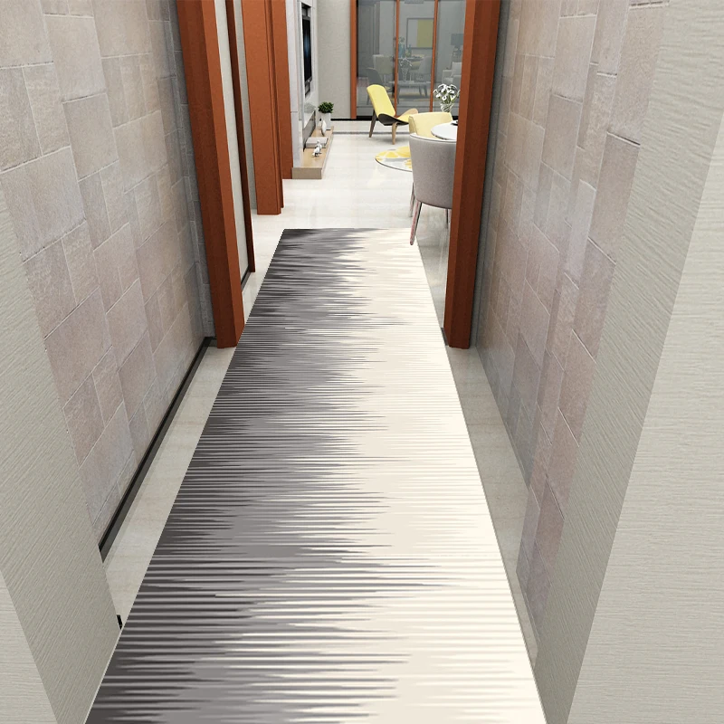 

Stairway Long Carpet Nordic Hotel Aisle Runner Rug Corridor Hallway Track Carpet for Living Room Anti-slip Kitchen Aisle Mat