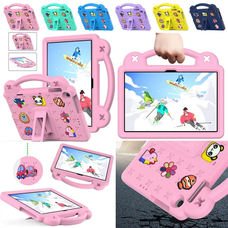 

For Huawei Matepad T10 9.7'' 2020 AGR-W09/L09 Kids Shockproof EVA With Stand Case T10S 10.1 Inch AGS3-L09/W09 Hand Holder Cover