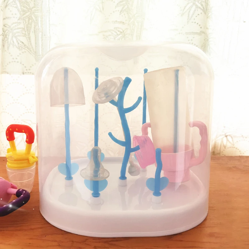 

1Set Detachable Bottle Dry Rack Baby Bottle Drain Drying Racks Tree Shaped Cleaning Dryer Drainer Storage Drying Easy To Clean