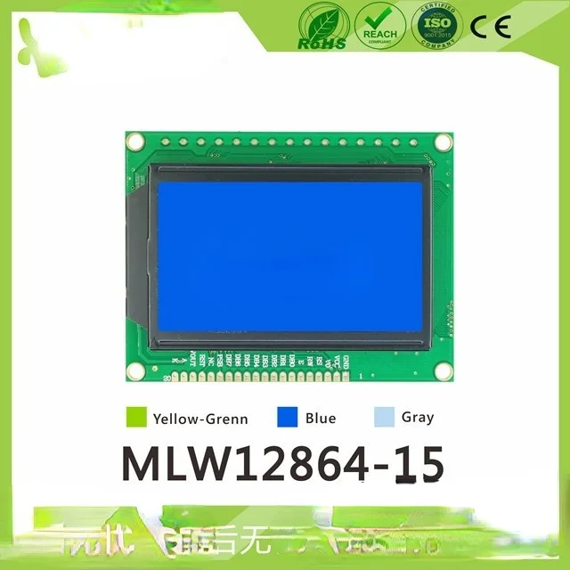 Пользовательский ST7920 LCD 128X64 с китайской символьной библиотеки модуль 12864