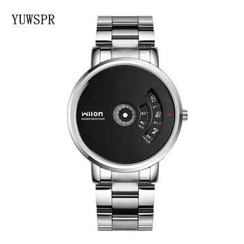 Unique Dial Mens Quartz Watches 8.5mm Fashion Casual Stainless Steel Strap Unisex Clock for School Student Male Female Clock 938-36868