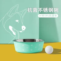 stainless steel pet food basin anti slip wear resistant dog rice basin dog food bowl cat bowl pet dog cat bowl cat feeder