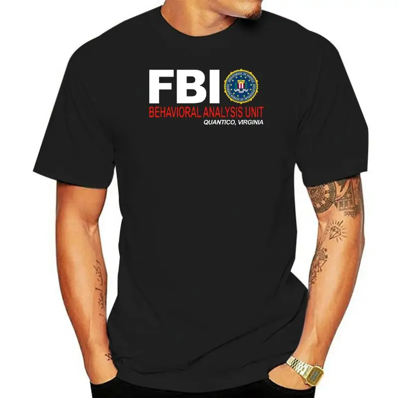 

High Quality Shirts Men FBI Inspector Classic T Shirts Men Fashion Design women