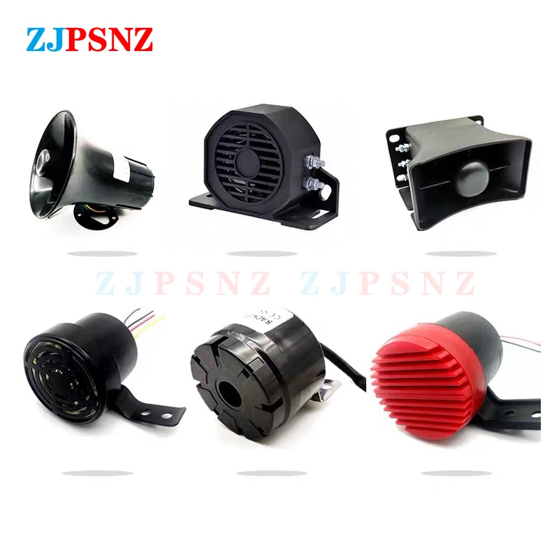 

Reversing Horn Waterproof Reverse Alarm Horn Buzzer 12V 24V 48V For Car Truck Vehicle Reversing Reminders Iron ABS 110dB