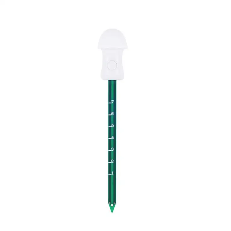 

Mushroom Shape Plant Soil Moisture Meter Waterproof Sun-proof Plant Water Sensor Garden Plants Water Monitor Indicator Light