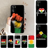 kurdistan flag phone case for xiaomi redmi 11 lite pro ultra 10 9 8 mix 4 fold 10t black cover silicone back prett