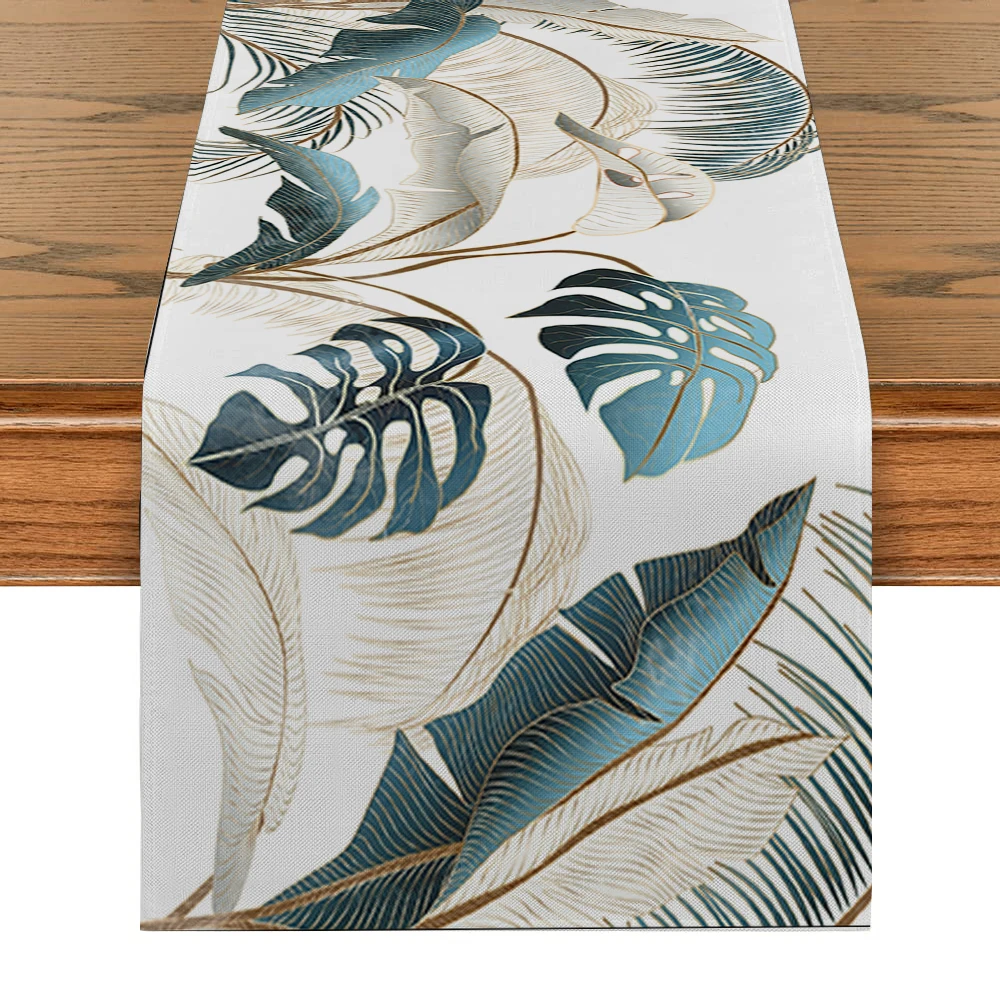 

Дорожка для стола тропический лист