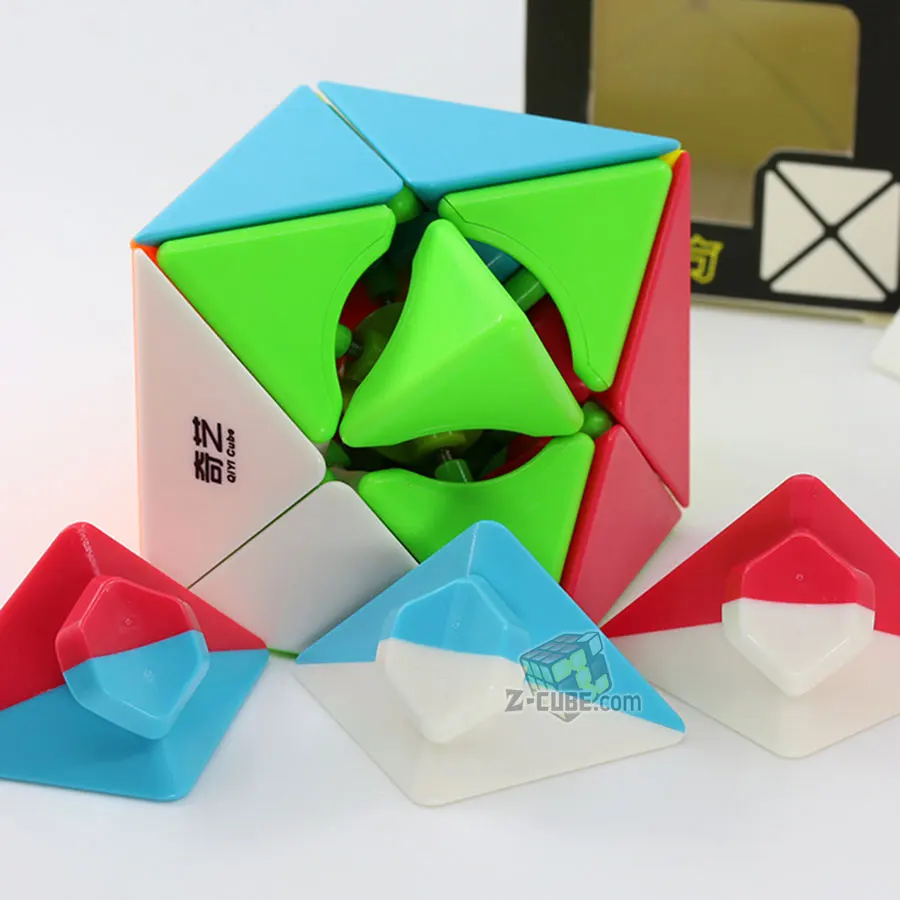 QiYi Dino Cube 3X3X3 магический скоростной куб Qityi X без наклеек Профессиональный пазл