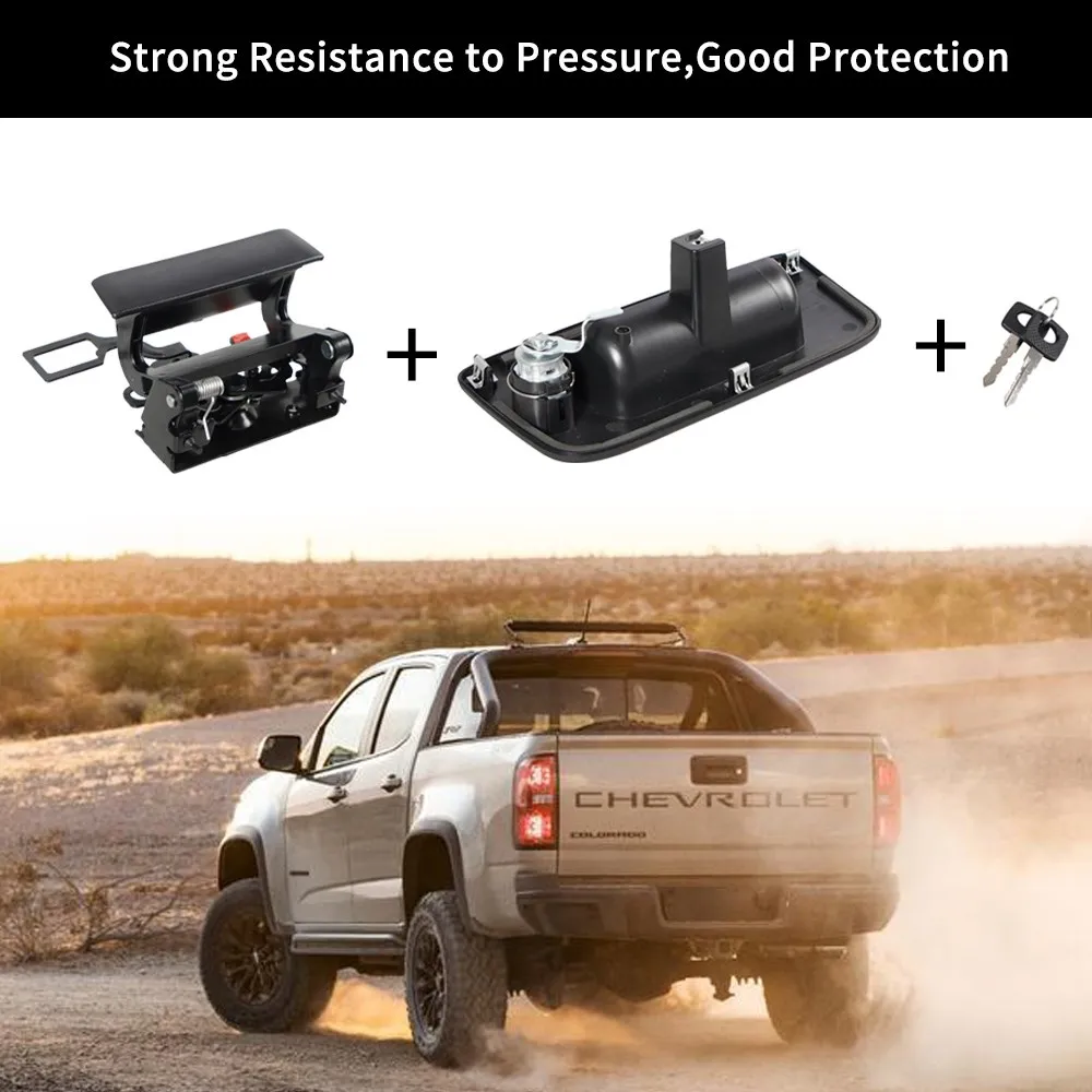   Ручка задней двери с замком безеля 227553 Замена для Chevrolet Silverado и gMC sierra 1500 2500 3500