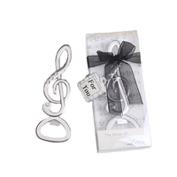 20 boxes musical note beer bottle opener with diamond creative sweet wedding party favors for guests groomsmen gifts gadgets
