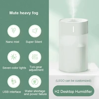 gotsehu 260ml mini air humidifier aroma oil diffuser usb cool mist sprayer with colorful soft night light for home car purifier