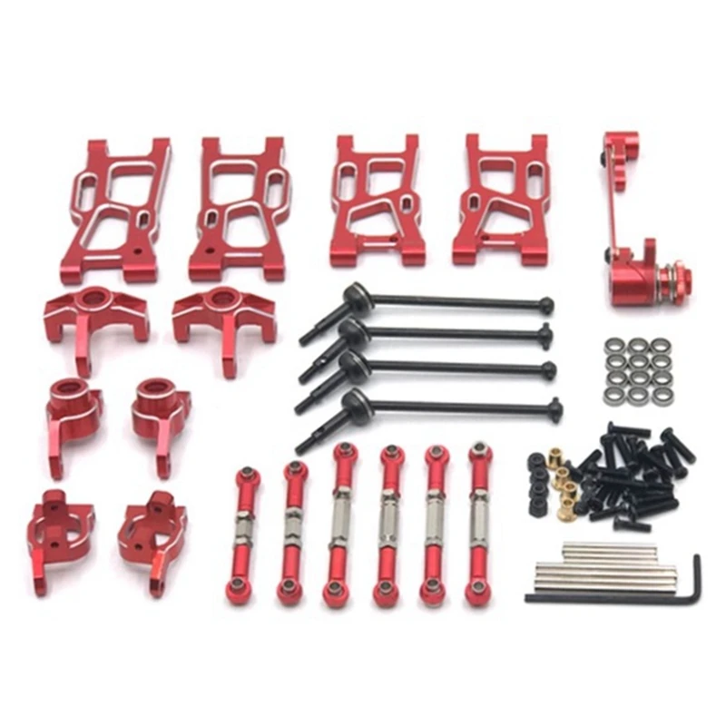

Metal Upgrade Accessories Modification Kits For Wltoys 144010 144001 144002 124017 124018 124019 RC Car Upgrade Parts