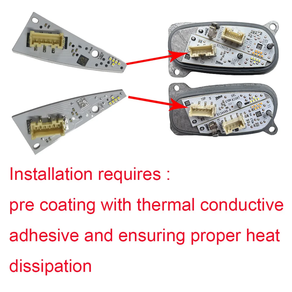 Белые платы DRL 5FJ941475 5FJ941476 для SEAT Leon Formentor Cupra Tarraco светодиодный фары 2020-2025 ремонт