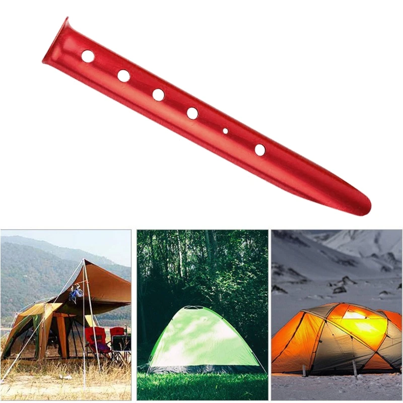

Heavy Duty Metal Camping Tent Stake Portable U-Shaped Tent Pegs Aluminum Alloy Ground Stakes Windproof Fixed Beach Nails R9UF