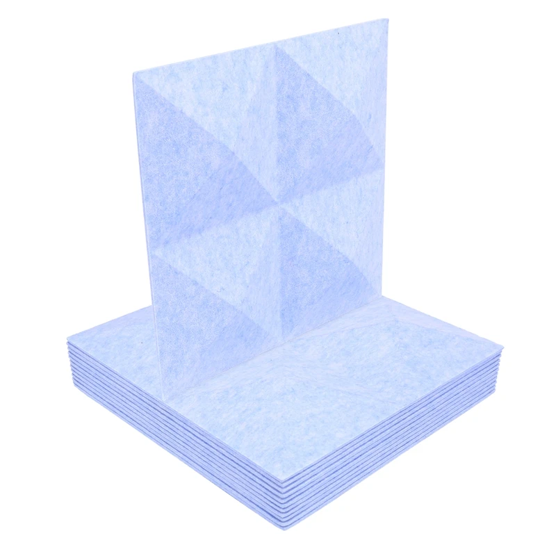 

12Pack Pyramid Acoustic Absorption Panel,12X12X0.12Inch Soundproofing Panel,Great For Wall Decoration