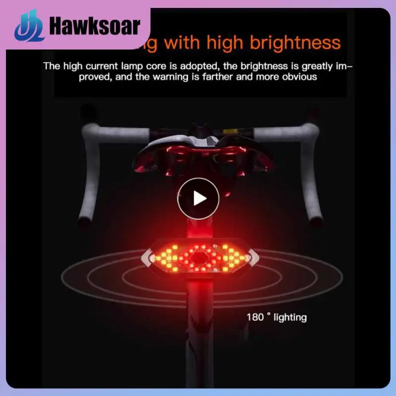 

Bicycle Turn Signal Remote Control Tail Light With Horn Warning Light Night Riding Road Mountain Bike Lights Riding Equipmen